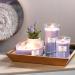 Buy Millefiori Woodwick Medium Fragrance Candle - Lavender Spa | Hourglass Design 60-Hour Burn Time International Shipping - Buy Online on GoSupps.com