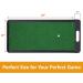 SkyLife Golf Practice Mat - Heavy Rubber Base for Driving, Hitting, Chipping, Putting - Realistic Fairway & Rough Turf - Rubber Tee Holder - Includes 2 3/4 Plastic Tees - Fairway-Turf with Handle - Buy Online on GoSupps.com