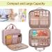 Damero Pill Bottle Organizer Bag - Travel Medicine Organizer for Vitamins & Supplements - Misty Rose - Buy Online on GoSupps.com