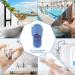 Buy Petalum Silicone Shower Sandals - Non-Slip Massage Foot Brush with Suction Cups | Deep Cleaning & Cornea Peeling | One Size - Blue - Buy Online on GoSupps.com