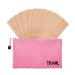 Trail Essentials Feminine Disposal Paper Bags - 100 Paper Bags for Sanitary Hygienic Discreet Disposal for Tampons Pads and Liners (Pink)