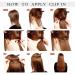 14 Inch Dark Brown #2 Remy Human Hair Clip in Extensions - Silky Straight 50g 4pc Pack for Women - Buy Online on GoSupps.com