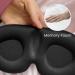BLAQ Sleep Mask - 100% Light Blocking 3D Eye Mask for Men & Women | Relaxation & Comfort | International Shipping - Buy Online on GoSupps.com
