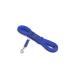 IDC Color & Gray rubberized leash 14 mm x 5 m with loop blue-grey Blue-grey 14 mm x 5 m (with loop)