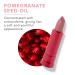 Pomegranate Oil Anti-Aging Lipstick - Vegan Fruit Pigmented Foxglove Color, Long Lasting, Moisturizing Cocoa Butter, Satin Finish - 0.15 oz - Buy Online on GoSupps.com