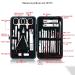 20-Piece Stainless Steel Manicure & Pedicure Kit with Travel Case - Buy Online on GoSupps.com