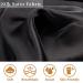 LIIBOT Long Silk-Satin Bonnet for Women - 2 PCS Large Night Cap for Curly Dreadlock Braid Hair (Black & Blue) - Buy Online on GoSupps.com