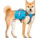 PETAMI Hundred Saddlebag for Medium & Large Dogs | Reflective Hiking Dog Vest with Side Pockets - Blue - Buy Online on GoSupps.com