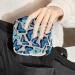 Blue Butterfly Print Menstrual Cup & Pad Storage Bag - Portable Sanitary Napkin Pouch - Color 8 - Buy Online on GoSupps.com