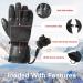 Waterproof Ski Gloves | Men Women | Warm Snowboard Gloves | Touchscreen | Black Medium - Buy Online on GoSupps.com
