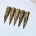 NAIL ANGEL 26 Gold Color Luxury Nail Art Sticker Sheets - Variety of Shapes & Designs - Easy Adhesive Application - Nail Art Deco - Buy Online on GoSupps.com