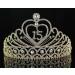 Quinceanera Sweet 15 Princess Tiara Crown T1756g - Austrian Rhinestone Crystal, Gold - Buy Online on GoSupps.com
