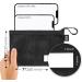 3pcs Gray Mesh Zipper Pouch Set - Ideal for Makeup Brushes, Accessories, Toiletries - Office & Travel Organizer - Buy Online on GoSupps.com