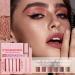 Double Colors Eyeshadow Stick - Eyeshadow Stick Makeup Set - Smooth Cream Eyeshadow Highlighter Stick for Eye Brightener Makeup - Buy Online on GoSupps.com