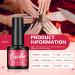 Coscelia UV Nail Polish Set with 6W Lamp | 4 Colors Pink Nude Gel Polish | Complete Nail Art Starter Kit with Base & Top Coat - Buy Online on GoSupps.com