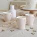 Ginger Ray White Paper Cups with Fold-Out Teddy Bear Ears Baby Shower Tableware 8-Pack Neutral Cups