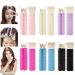 CWJCYTNSN 12PCS Volumizing Hair Clips  Volumizing Roller Clips for Hair Styling  Velcro Hair Clips for Volume  Root Clips for Hair Volume  Velcro Rollers for Women Girls  Curly Hair Clips Color-1