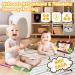 Buy Venditer Baby Toys 0-12 Months | Montessori Black & White Contrast Baby Mirror & Crackling Book for 1-2 Year Olds - Buy Online on GoSupps.com
