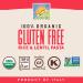 Bionaturae Gluten-Free Rice & Lentil Linguine Pasta 12 oz (4 Pack) - Non-GMO, Lower Carb, Kosher, Organic, Made in Italy - Buy Online on GoSupps.com