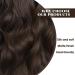 20 Inch Chestnut Brown Halos Hair Extension | Invisible Wire Hair Extensions | Long Wavy Synthetic Hair Pieces for Women - Buy Online on GoSupps.com