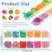 Simarro 2 Boxes Colorful Fruit Slices Nail Art & Craft Supplies | Polymer Clay Nail Decorations & DIY Slime Accessories - Buy Online on GoSupps.com