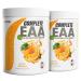 EAA powder 2x500g orange - 12 500mg essential amino acids - Incredibly delicious & refreshing - Complete EAA with all 9 EAAS including Histidin - EAA Vegan Amino acids powder - Amino workout drink 500 g (2 Pack)