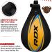 RDX Speed Bag Boxing Ball Kit | Genuine Leather Dodge Striking Set | Heavy Duty Swivel Mount for MMA Muay Thai Punching Fitness Workout | Martial Arts Training Home Gym Equipment Speedball Yellow - Buy Online on GoSupps.com