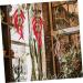 Abaodam 2 Strings Simulation Red Long Pepper Vines Decor Long Pepper Adornment Chili Cook Off Decorations Red 55X8.5X5CM - Buy Online on GoSupps.com
