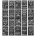 Rianpesn 10 PCs Motivation Poster in the classroom inspiring poster in Tafeld design 20 pieces inspiring quotes positive poster for school office at home wall art decoration 10 PCs single attribute