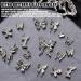 3D Butterfly Nail Charms 150PCS Silver Butterfly Wing Bowknot Bow Nail Gems Metal Alloy Cute Nail Art Decorations Supplies for Women Girls Manicure Design DIY Crafts (A Silver) - Buy Online on GoSupps.com