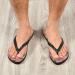 Mnsruu Pug Print Flip Flops | XXL Comfortable Footwear for Home Hotel Spa & Travel - Unisex for Men & Women - Buy Online on GoSupps.com