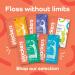 Plackers Twin-Line Dental Flossers 75 Count - Cool Mint Flavor, Dual Action Flossing System with Super Tuffloss for Easy Storage - 2X The Clean - Buy Online on GoSupps.com