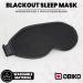 Obiko Concave Satin Sleep Mask - Ideal for Travel, Yoga & Naps | Blocks Out Light for Restful Sleep | Soft Eye Cover for Men and Women - Buy Online on GoSupps.com