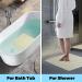 YINENN Shower Mat 21x21 with Suction Cups, Drain Holes - Non Slip & Washable - Beige - Buy Online on GoSupps.com