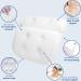 Luxury Bathtub Pillow with 6 Suction Cups - Neck and Shoulder Support for Ultimate Comfort - Spa Bathroom Accessories and Relaxing Bath Gift Set for Women - Buy Online on GoSupps.com