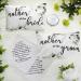 6 Pack Mother of the Groom/Bride Cosmetic Bag & Makeup Mirror Set - Wedding Gifts for Mom, Mother-in-Law - Engagement Favors (Leaves) - Buy Online on GoSupps.com