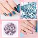 TIESOME Nail Foil 3D Sparking Gold Flakes Set C - Metallic Nail Glitter for Stunning Nail Art Design - Buy Online on GoSupps.com