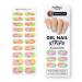 MOYOU LONDON Semi Cured Gel Nail Strips 20 Pc. Gel Wraps for Nails Get 1 Free UV Lamp When You Get 3 or More Easy Apply & Remove for Salon-Quality Manicure -jellybayn_Nails 01