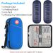 Medmax Insulin Cooling Bag - Portable Diabetic Organizer with 2 Cooling Packs | Water-Repellent Insulated Pocket for Insulin Pen & Accessories (Blue) - Buy Online on GoSupps.com