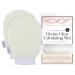 Seraphic Skincare Divine Glow Exfoliating Mitt (2pcs) 100% Dye-Free Bleach-Free Vegan Viscose Korean Exfoliating Glove Body Exfoliator for Self-Tan Removal & Keratosis Pilaris Divine Glow-2pcs