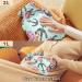 NAANLE Watercolor Rose Anchor Hot Water Bottle - 1L | Transparent for Bed Hand & Feet | Heat & Cold Therapy - Buy Online on GoSupps.com