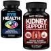 Saint Mingiano Kidney Support Cleanse Detox & Repair - with - Eye Care & Vision Vitamins