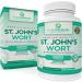 Pure Premium St Johns Wort Capsules 500mg, St. Johns Wort Capsules 300mg & 200mg Powder, Supports Normal Emotional Balance & Well-Being, Mood Support Supplement - 100 Capsules