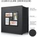 Hongxing Fabric Frame Cover Photo Album 4x6 1200 Pockets Photos  Linen Cover  Extra Large Capacity Wedding Picture Albums Holds 1200 Horizontal and Vertical Photos (1200Pockets  Black) (hx) 1200Pockets Black - Buy Online on GoSupps.com