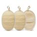 Natural Loofah Sponge Exfoliating Body Scrubber Peeling Loofah Pad for Women and Men Dishwashing Loofah (3 Pack)
