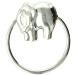 Krysaliis Sterling Silver Baby Rattle, Elephant Ring