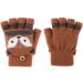 Kids Puppy Flip Top Half Finger Gloves - Fox/Red | Ages 3-8 Yrs - Buy Online on GoSupps.com