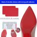 Red High Heel Silicone Shoe Sole Protectors - Non-Slip Bottom Covers for Women - Buy Online on GoSupps.com