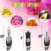 Witcrskm Color Changing Lipstick Set - Magic Crystal Flower Jelly Lip Balm, Long Lasting Nutritious Lipsticks for Women - Moisturizing PH Clear Temperature Lip Gloss in Red and Purple (2pcs) - Buy Online on GoSupps.com