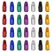 Domain Cycling Presta Valve Cap (28 Pack)  Multi-Color Anodized Aluminum Bicycle Bike Tire Caps and Inner Tube Tire Caps